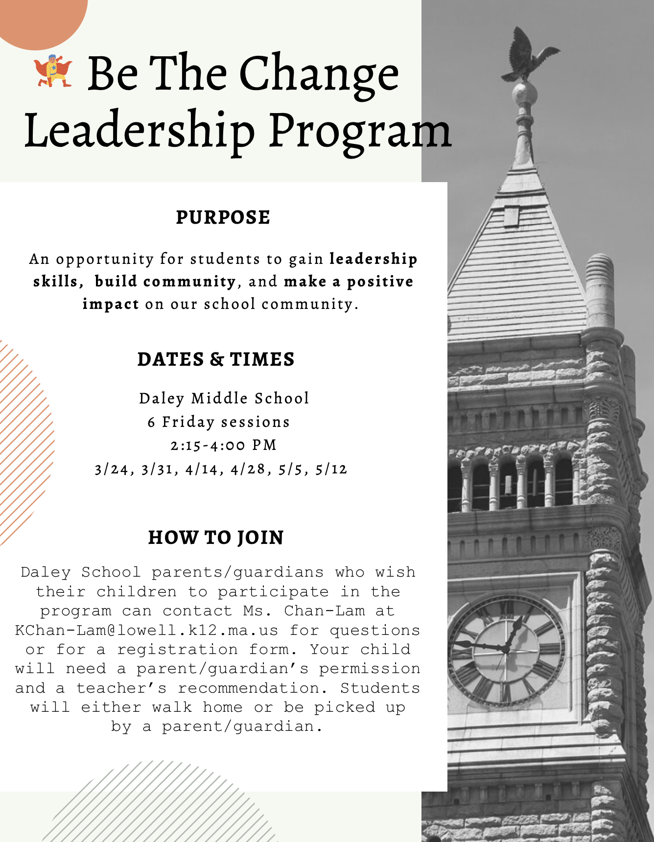 be the change leadership program